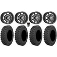 thumbnail image 1 of Sedona Rift 15x7 Wheels Black 33" Pro Runner Tires Sportsman RZR Ranger, 1 of 4
