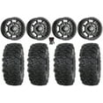 thumbnail image 1 of Sedona Rift 15x7 Wheels Black 33" Roctane T4 Tires Sportsman RZR Ranger, 1 of 4