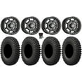 thumbnail image 1 of Sedona Rift 15x7 Wheels Black 35" MotoCrusher Tires Kawasaki Mule Pro FXT, 1 of 4