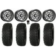 thumbnail image 1 of Sedona Rift 15x7 Wheels Grey 32" Roctane STX Tires Sportsman RZR Ranger, 1 of 4