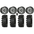 thumbnail image 1 of Sedona Rift 15x7 Wheels Grey 33" Outlaw M/T Tires Can-Am Commander Maverick Renegade Outlander Defender, 1 of 4