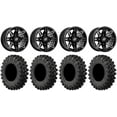 thumbnail image 1 of Sedona Rukus 14" Black Wheels 28" MotoRavage XL Tires Kawasaki Mule Pro FXT, 1 of 4