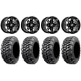 thumbnail image 1 of Sedona Rukus 14" Black Wheels 30" Sniper 920 Tires Kawasaki Mule Pro FXT, 1 of 4