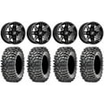 thumbnail image 1 of Sedona Rukus 14" Black Wheels 32" Roxxzilla 396 Tires Can-Am Maverick X3 / Honda Pioneer 1000 / Talon, 1 of 4