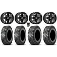 thumbnail image 1 of Sedona Rukus 14" Wheels Black 27" Predator Tires Sportsman RZR Ranger, 1 of 5
