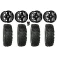 thumbnail image 1 of Sedona Rukus 14" Wheels Black 28" RC500 Tires Sportsman RZR Ranger, 1 of 4