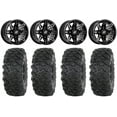 thumbnail image 1 of Sedona Rukus 14" Wheels Black 28" Roctane T4 Tires Kawasaki Mule Pro FXT, 1 of 4