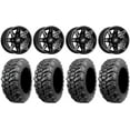 thumbnail image 1 of Sedona Rukus 14" Wheels Black +30mm 27" Sniper 920 Tires Polaris RZR XP 1000 / PRO XP / Ranger XP 900/1000, 1 of 4