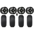 thumbnail image 1 of Sedona Rukus 14" Wheels Black +30mm 28" Regulator 2 Tires Polaris RZR XP 1000 / PRO XP / Ranger XP 900/1000, 1 of 4