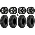 thumbnail image 1 of Sedona Rukus 14" Wheels Black +30mm 28" Warrior AT Tires Sportsman RZR Ranger, 1 of 4