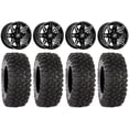 thumbnail image 1 of Sedona Rukus 14" Wheels Black +30mm 28" XC450 Tires Polaris RZR XP 1000 / PRO XP / Ranger XP 900/1000, 1 of 4