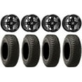 thumbnail image 1 of Sedona Rukus 14" Wheels Black +30mm 30" BFG KM3 Tires Kawasaki Mule Pro FXT, 1 of 4