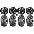 thumbnail image 1 of Sedona Rukus 14" Wheels Black +30mm 30" BigHorn Tires Sportsman RZR Ranger, 1 of 4