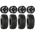 thumbnail image 1 of Sedona Rukus 14" Wheels Black +30mm 30" XC450 Tires Sportsman RZR Ranger, 1 of 4