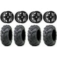 thumbnail image 1 of Sedona Rukus 14" Wheels Black +30mm 30" Zilla Tires Kawasaki Mule Pro FXT, 1 of 4