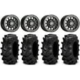 thumbnail image 1 of Sedona Sano Bdlk 14" Wheels Bk +30mm 27" Cryptid Tires Sportsman RZR Ranger, 1 of 4