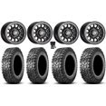 thumbnail image 1 of Sedona Sano Bdlk 14" Wheels Bk +30mm 27" Predator Tires Sportsman RZR Ranger, 1 of 5