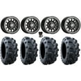 thumbnail image 1 of Sedona Sano Bdlk 14" Wheels Bk +30mm 28" Vampire II Tires Sportsman RZR Ranger, 1 of 4