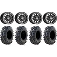 thumbnail image 1 of Sedona Sano Bdlk 14" Wheels Bk +30mm 29.5" Terminator Tires Sportsman RZR Ranger, 1 of 4