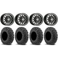thumbnail image 1 of Sedona Sano Bdlk 14" Wheels Bk +30mm 30" MotoVator Tires Polaris RZR XP 1000 / PRO XP / Ranger XP 900/1000, 1 of 4