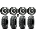 thumbnail image 1 of Sedona Sano Bdlk 15x6 Wheels Bk 32" RocScraper Tires Can-Am Maverick X3 / Honda Pioneer 1000 / Talon, 1 of 4