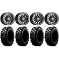 thumbnail image 1 of Sedona Sano Bdlk 15x6 Wheels Bk 33" Carnivore Tires Sportsman RZR Ranger, 1 of 4
