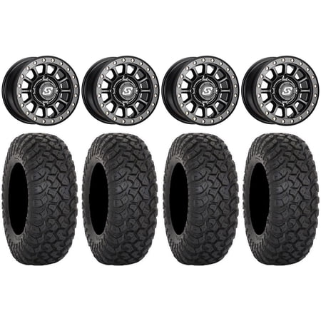 Sedona Sano Bdlk 15x6 Wheels Bk 35" RT320 Tires Sportsman RZR Ranger