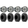 thumbnail image 1 of Sedona Sano Bdlk 15x6 Wheels Ct 30" MotoVator Tires Sportsman RZR Ranger, 1 of 4