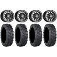 thumbnail image 1 of Sedona Sano Bdlk 15x7 Wheels Bk 33" Versa Cross V3 Tires Can-Am Commander Maverick Renegade Outlander Defender, 1 of 4
