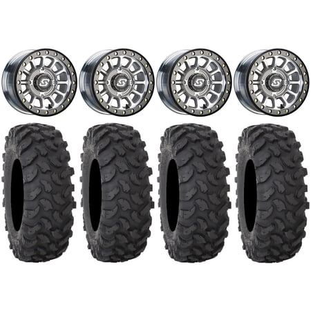 Sedona Sano Bdlk 15x7 Wheels Ct 30" XTR370 Tires Sportsman RZR Ranger