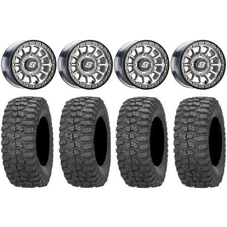 Sedona Sano Bdlk 15x7 Wheels Ct 32" Rock-A-Billy Tires Sportsman RZR Ranger