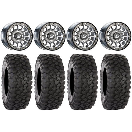 Sedona Sano Bdlk 15x7 Wheels Ct 33" XC450 Tires Sportsman RZR Ranger