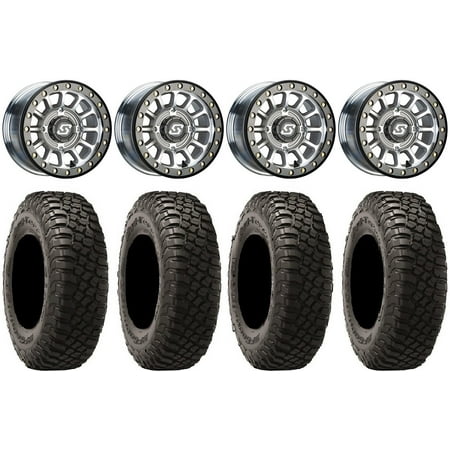 Sedona Sano Bdlk 15x7 Wheels Ct 35" BFG KM3 Tires Sportsman RZR Ranger