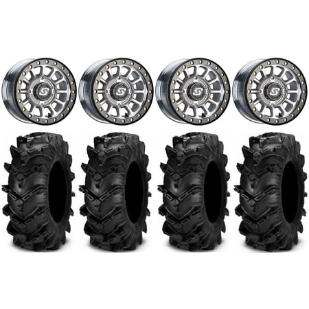 Sedona Sano Beadlock 14" Wheels Cast 30" Cryptid Tires Polaris RZR XP 1000 / PRO XP / Ranger XP 900/1000
