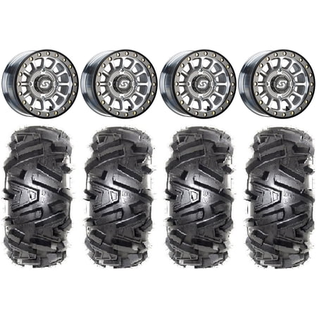 Sedona Sano Beadlock 14" Wheels Cast 30" Moto MTC Tires Sportsman RZR Ranger
