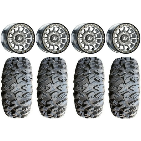 Sedona Sano Beadlock 14" Wheels Cast 30" MotoClaw Tires Sportsman RZR Ranger