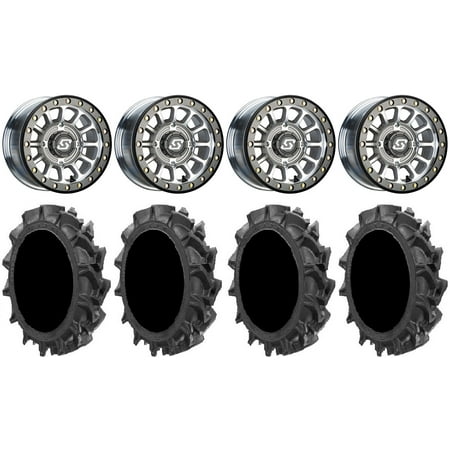 Sedona Sano Beadlock 14" Wheels Cast 31" MotoHavok Tires Sportsman RZR Ranger