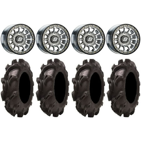 Sedona Sano Beadlock 14" Wheels Cast 32" Mammoth Mayhem Tires Can-Am Commander Maverick Renegade Outlander Defender