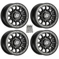 thumbnail image 1 of Sedona Sano Beadlock 15x7 ATV Wheels Black Sportsman RZR Ranger, 1 of 3