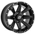 thumbnail image 1 of Sedona Sparx 14x7 ATV/UTV Wheel - Satin Black 4/110 -47mm, 1 of 2