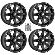 Sedona Sparx ATV Wheels/Rims Black 14 Sportsman RZR Ranger