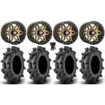thumbnail image 1 of Sedona Split 6 14" Wheels Br +30mm 30" Terminator Max Tires Sportsman RZR Ranger, 1 of 4