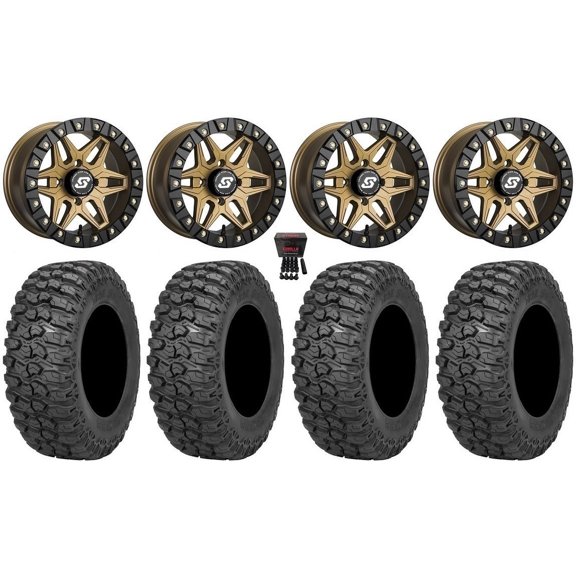 Sedona Split 6 14" Wheels Br +30mm 30" Trail Saw 2.0 Tires Kawasaki Mule Pro FXT