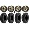 thumbnail image 1 of Sedona Split 6 14" Wheels Br +30mm 30" Warrior AT Tires Sportsman RZR Ranger, 1 of 4