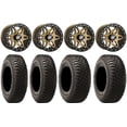 thumbnail image 1 of Sedona Split 6 Bdlk 14" Br Wheels 27" BFG KM3 Tires Kawasaki Mule Pro FXT, 1 of 5