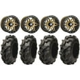 thumbnail image 1 of Sedona Split 6 Bdlk 14" Br Wheels 27" Mega Mayhem Tires Polaris RZR XP 1000 / PRO XP / Ranger XP 900/1000, 1 of 5