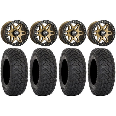 Sedona Split 6 Bdlk 14" Br Wheels 28" RT320 Tires Sportsman RZR Ranger