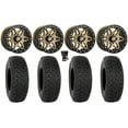 thumbnail image 1 of Sedona Split 6 Bdlk 14" Br Wheels 30" DX440 Tires Sportsman RZR Ranger, 1 of 4