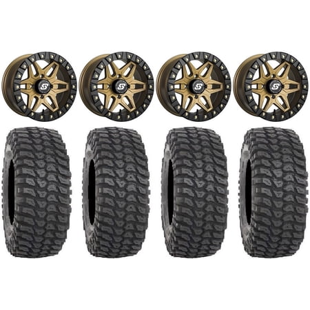Sedona Split 6 Bdlk 14" Br Wheels 30" XCR350 Tires Sportsman RZR Ranger