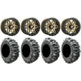 thumbnail image 1 of Sedona Split 6 Bdlk 14" Wheels Br 28" Bogger Tires Honda Pioneer, 1 of 4